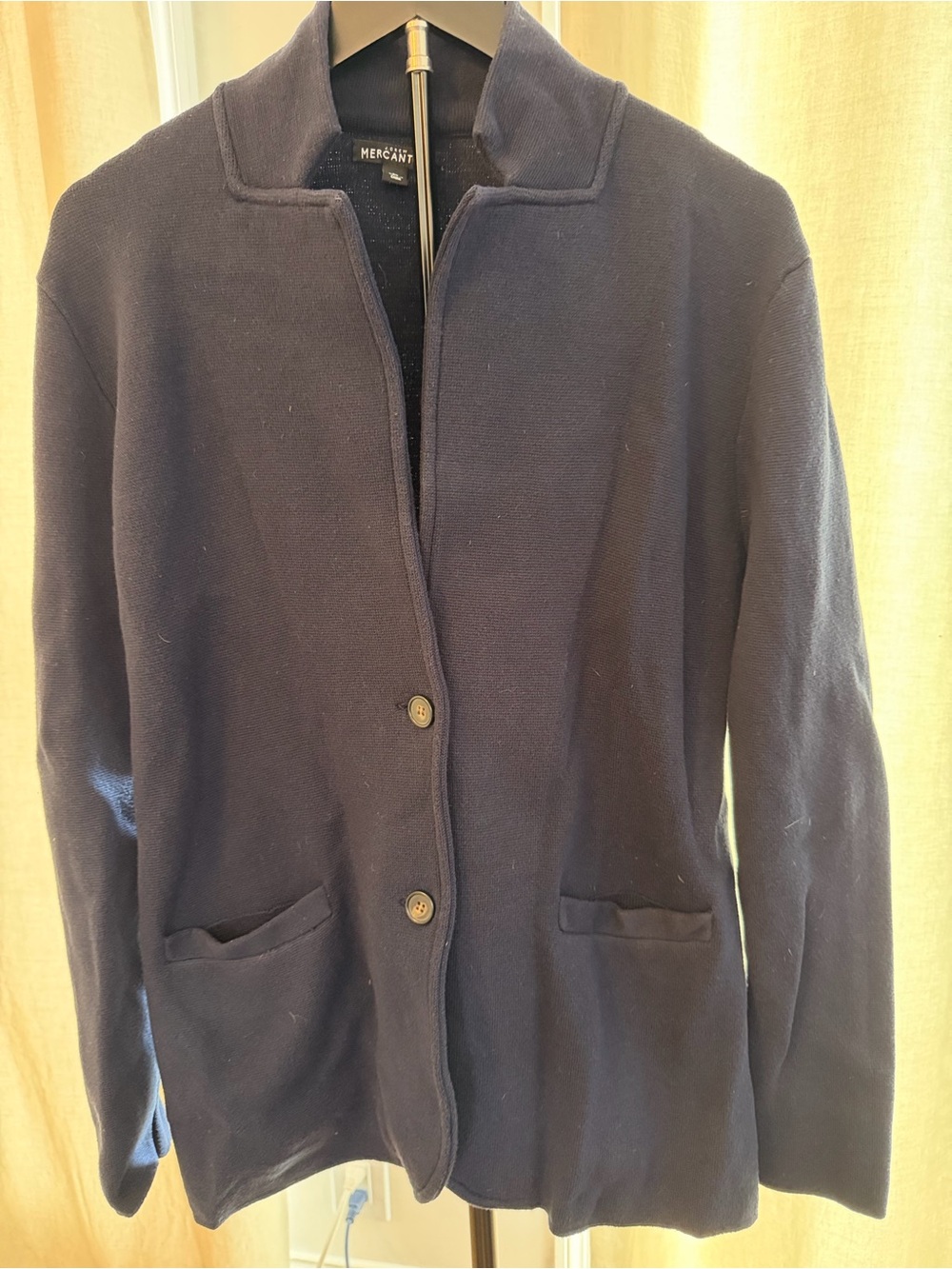 J. Crew Navy Button-Front Women's Cardigan/sweater blazer